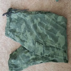 Mens camo joggers